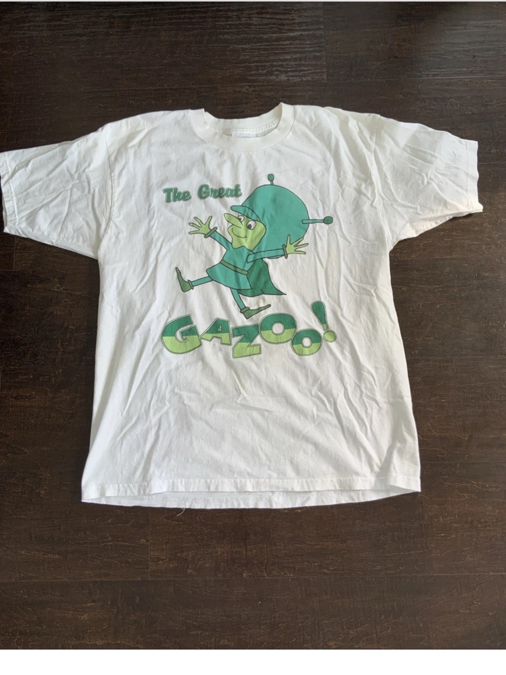 Vintage The Flintstones Great Gazoo T-shirt Size XL Cartoon - Gildan Heavyweight